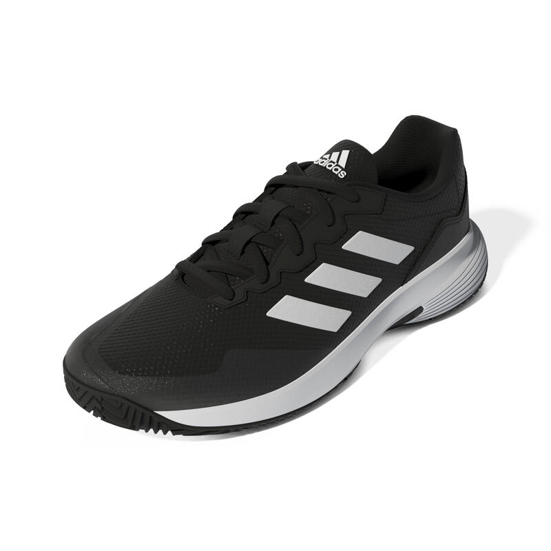 Chaussures de Tennis multicourt homme - Gamecourt noir blanc