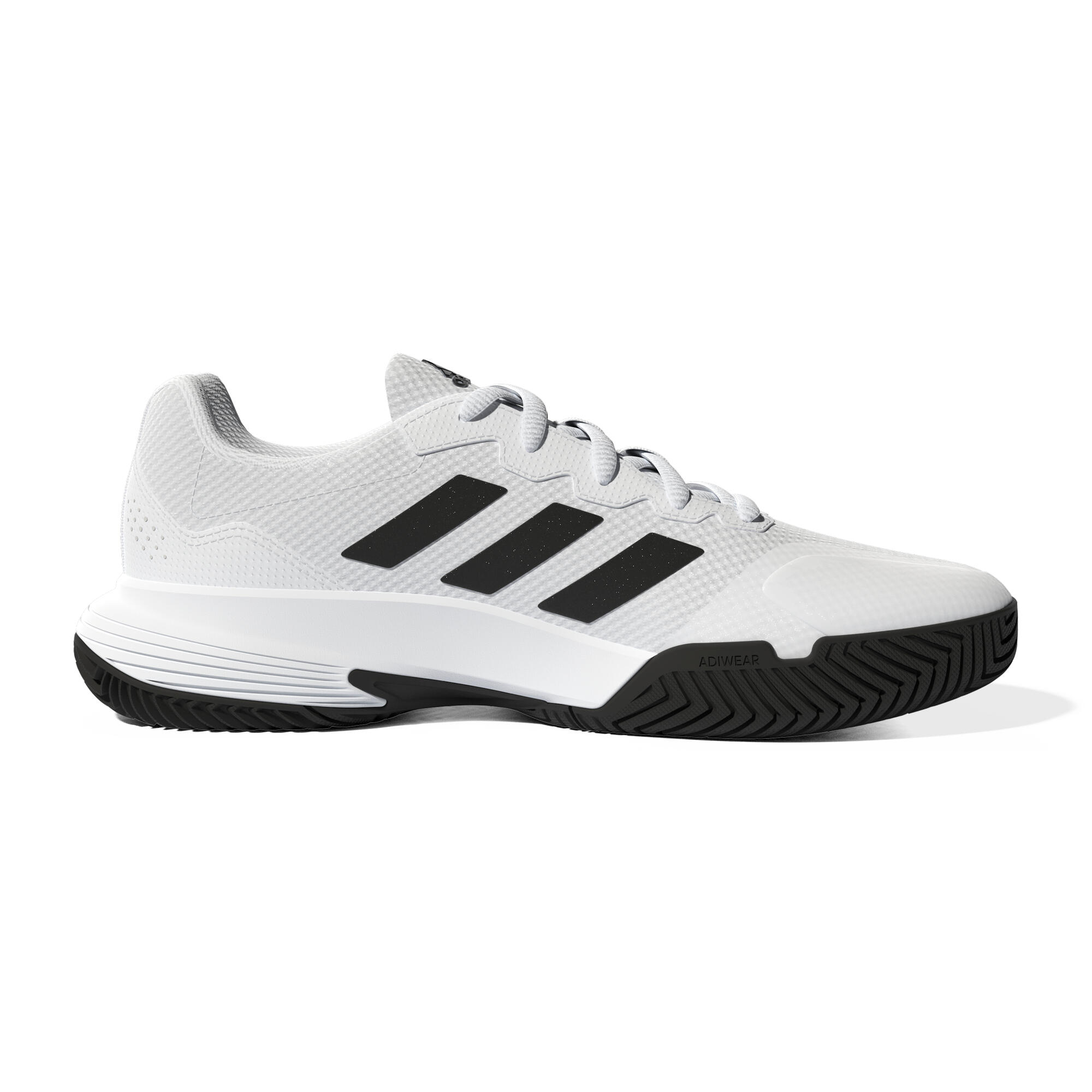 Men's Multicourt Tennis Shoes Gamecourt - White/Black 6/8