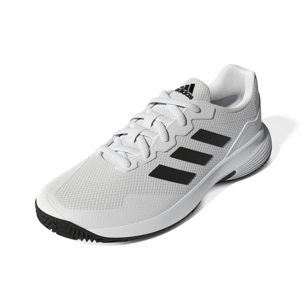 Men's Multicourt Tennis Shoes Gamecourt - White/Black