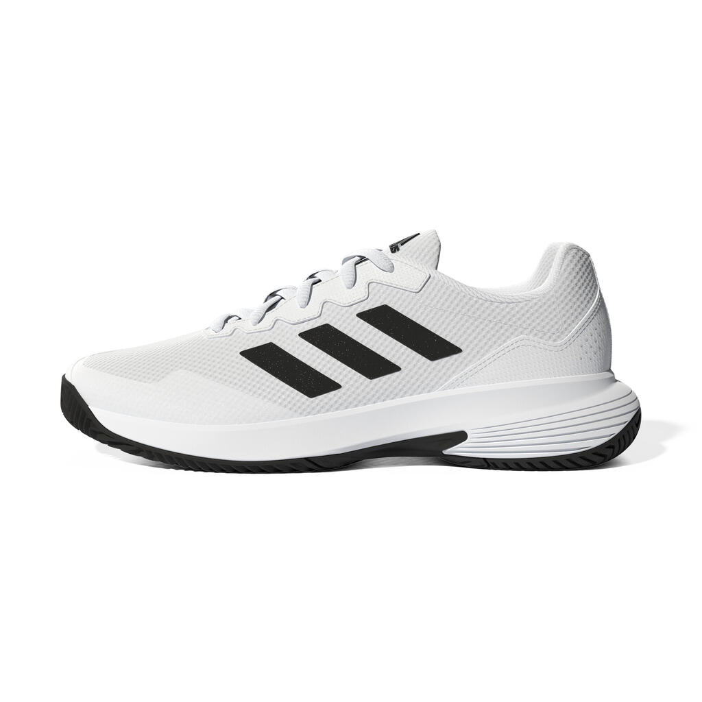 Men's Multicourt Tennis Shoes Gamecourt - White/Black