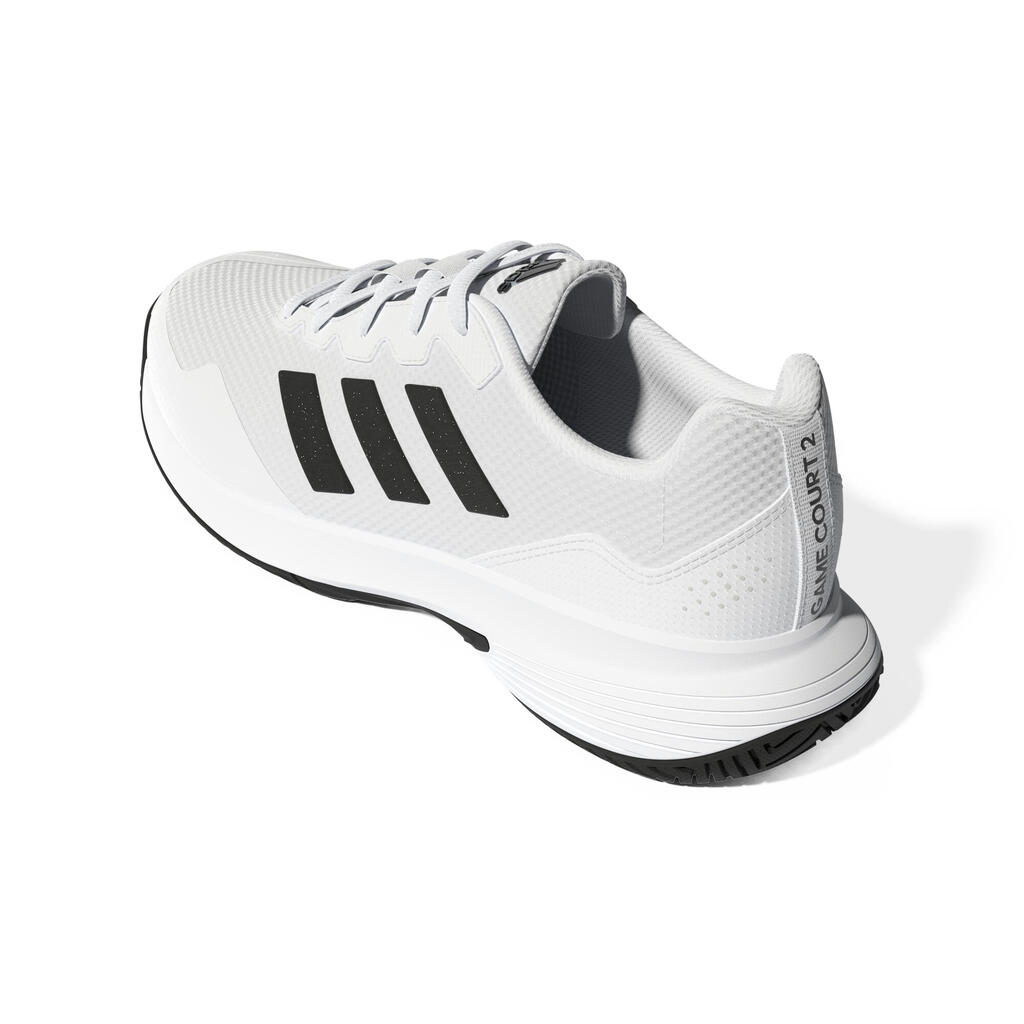 Men's Multicourt Tennis Shoes Gamecourt - White/Black