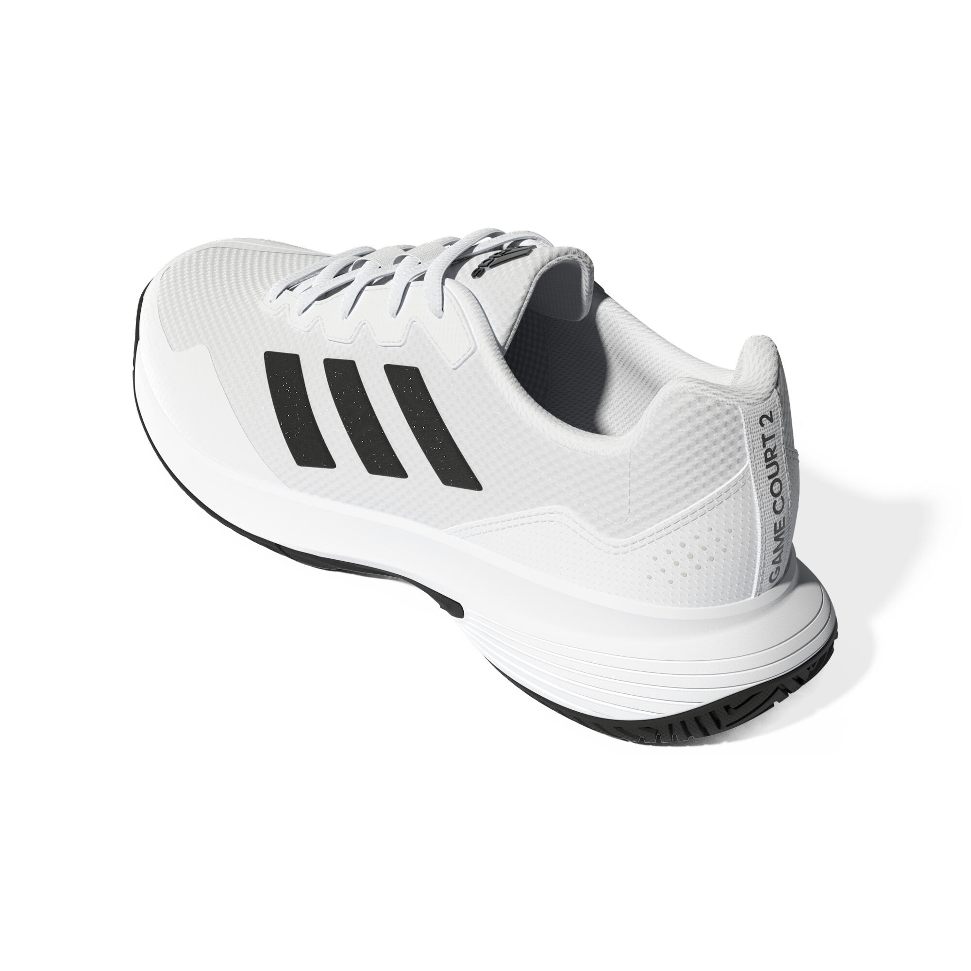 Men's Multicourt Tennis Shoes Gamecourt - White/Black 2/8