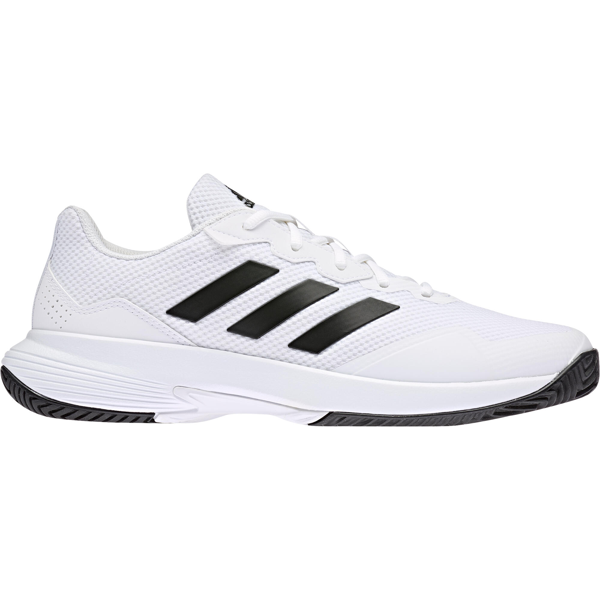 Men's Multicourt Tennis Shoes Gamecourt - White/Black 1/8