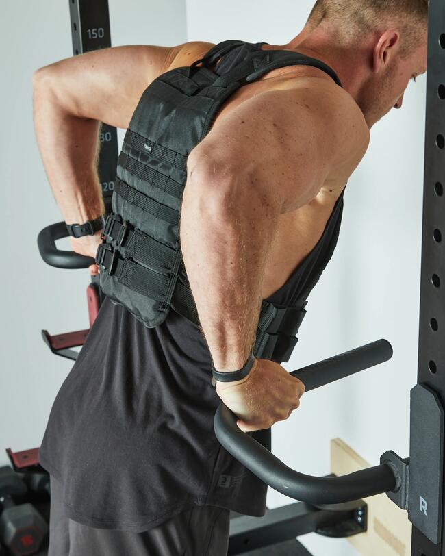 Foldable Weight Training Wall Rack CORENGTH Decathlon