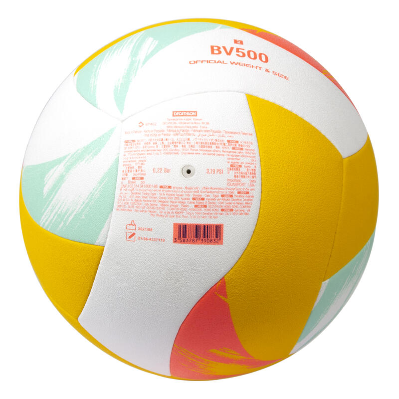 Pallone beach volley replica ibrido 500 giallo-bianco