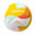 Strandröplabda, replika, hibrid 500-as, sárga, fehér 