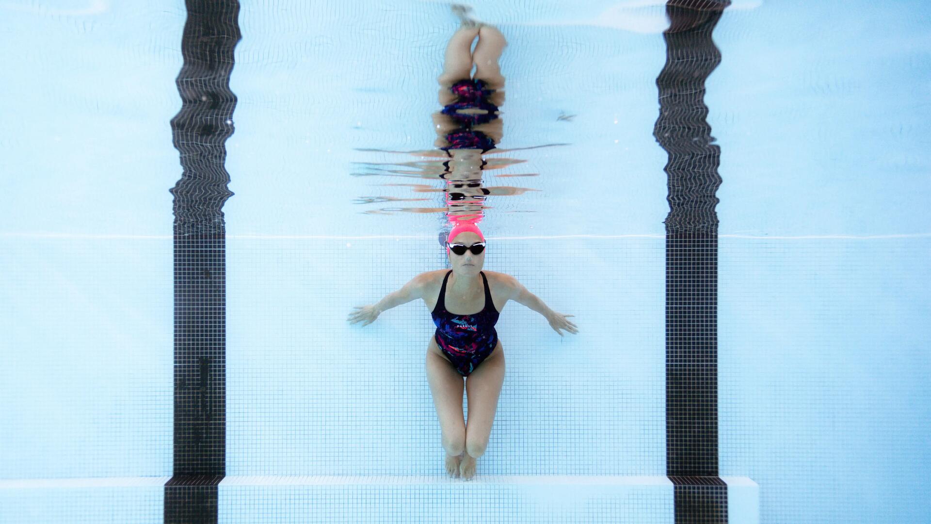 Lunettes de Natation - TURN Taille l - Verres Fumés 