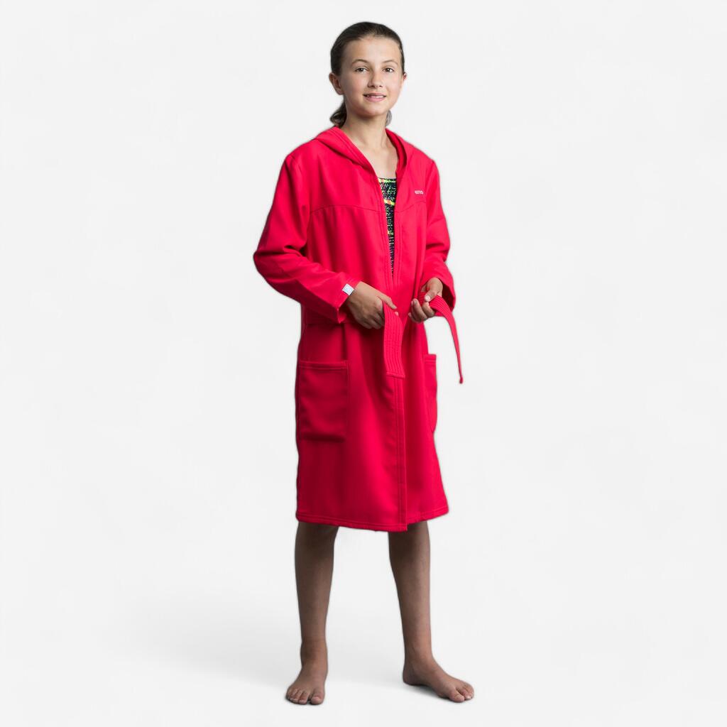 KID'S COMPACT BATHROBE AND TOWEL - TURQUOISE