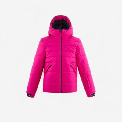 Heel warme en waterdichte ski-jas voor kinderen 150 warm roze fuchsia