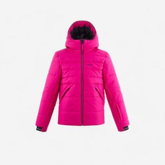 DOUDOUNE DE SKI ENFANT TRES CHAUDE ET IMPERMEABLE 100 WARM - ROSE FUCHSIA