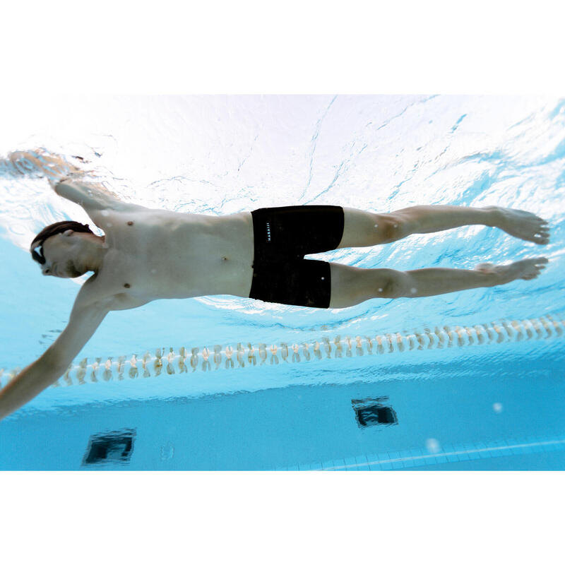 Boxeri lungi înot Yoko Negru-Albastru-Gri Bărbați