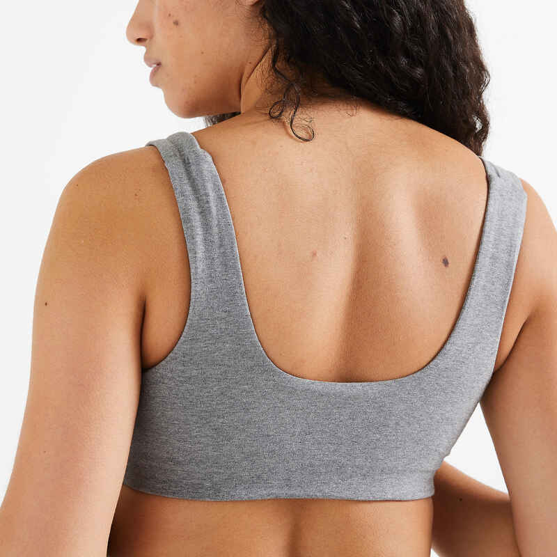 Light Support Fitness Bra 120 - Grey