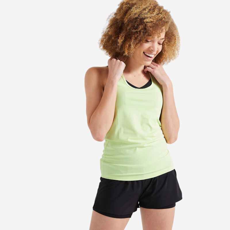 Top Schwimmerrücken Rundhalsausschnitt Fitness Cardio MY TOP
