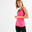 Top My Top Schwimmerrücken Rundhalsausschnitt Fitness Cardio rosa