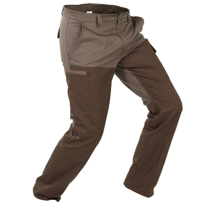 Pantalon Chasse Vert et Marron Renfort SG100