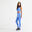 Leggings mallas fitness efecto vientre plano talle alto moldeadores Mujer azul