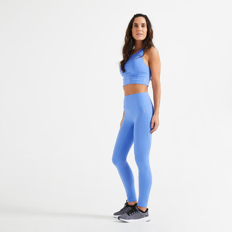 Leggings mallas fitness efecto vientre plano talle alto Mujer | Decathlon