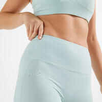 High-Waisted Cropped Shaping Fitness Leggings