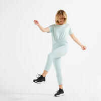 High-Waisted Cropped Shaping Fitness Leggings