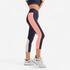 Women Gym Leggings Short with Phone Pocket Blue Pink