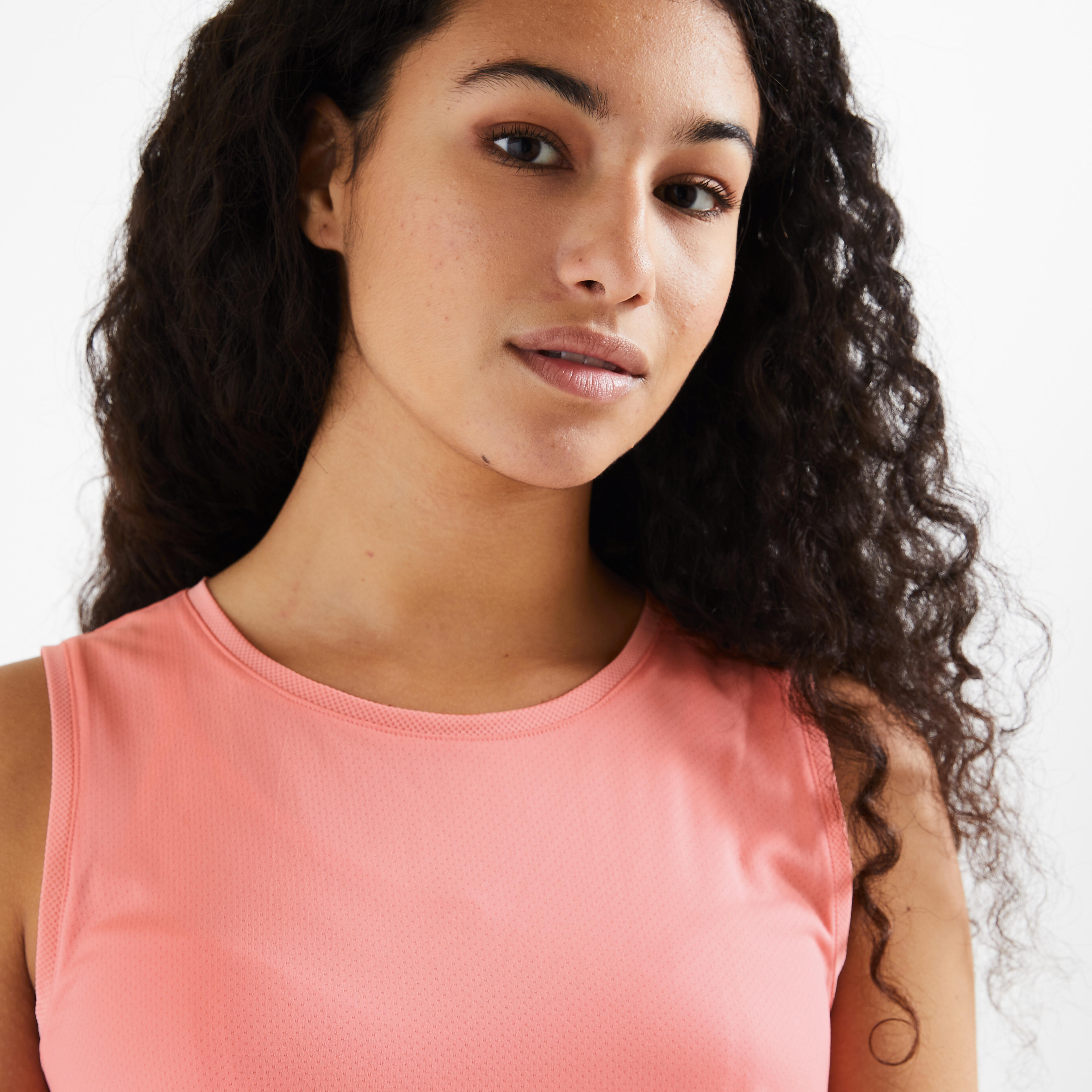 Майка для фитнеса прямая DOMYOS