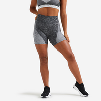 Cycliste taille haute Fitness seamless Gris