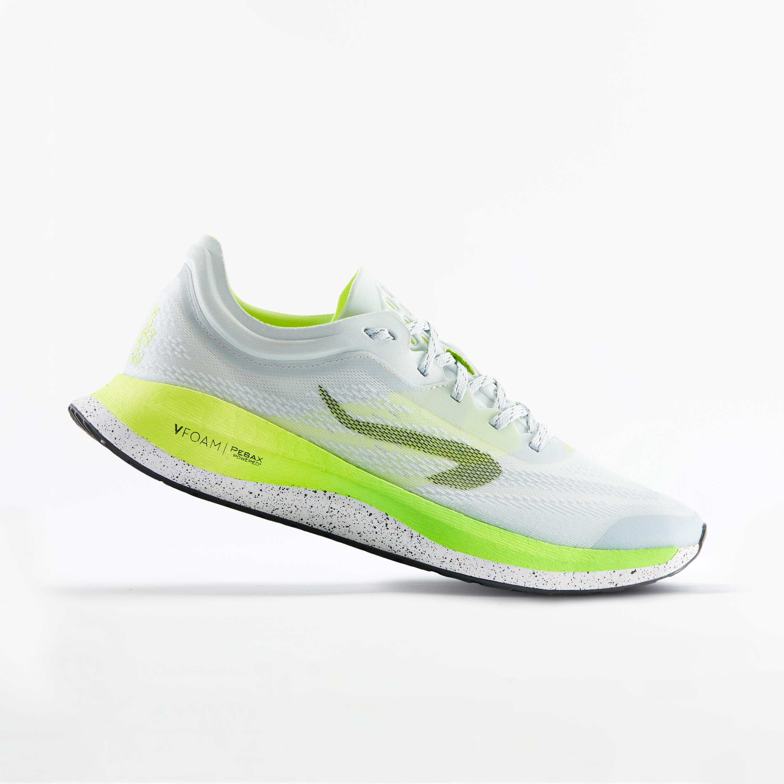 foggy blue / fluo neon green / fluo lime yellow