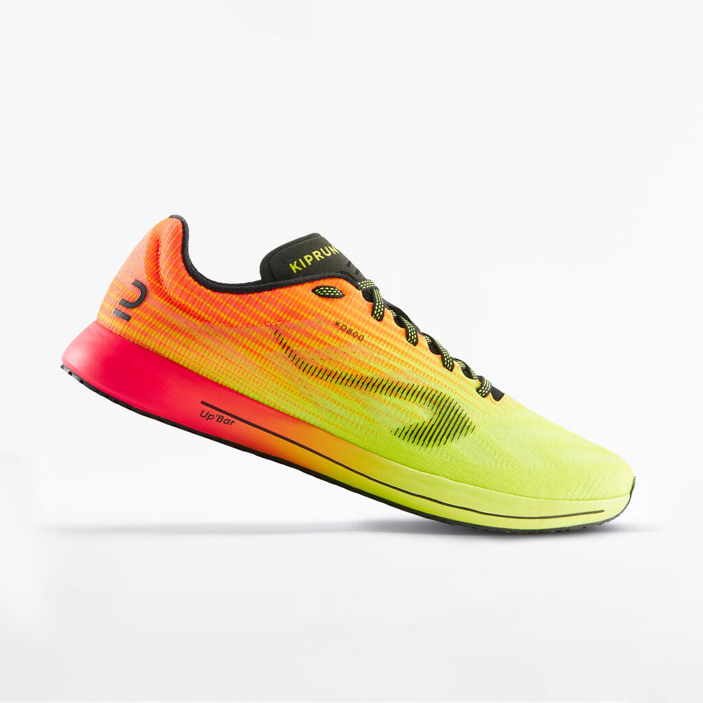 Kiprun KD800 Men's Running Shoes - yellow pink