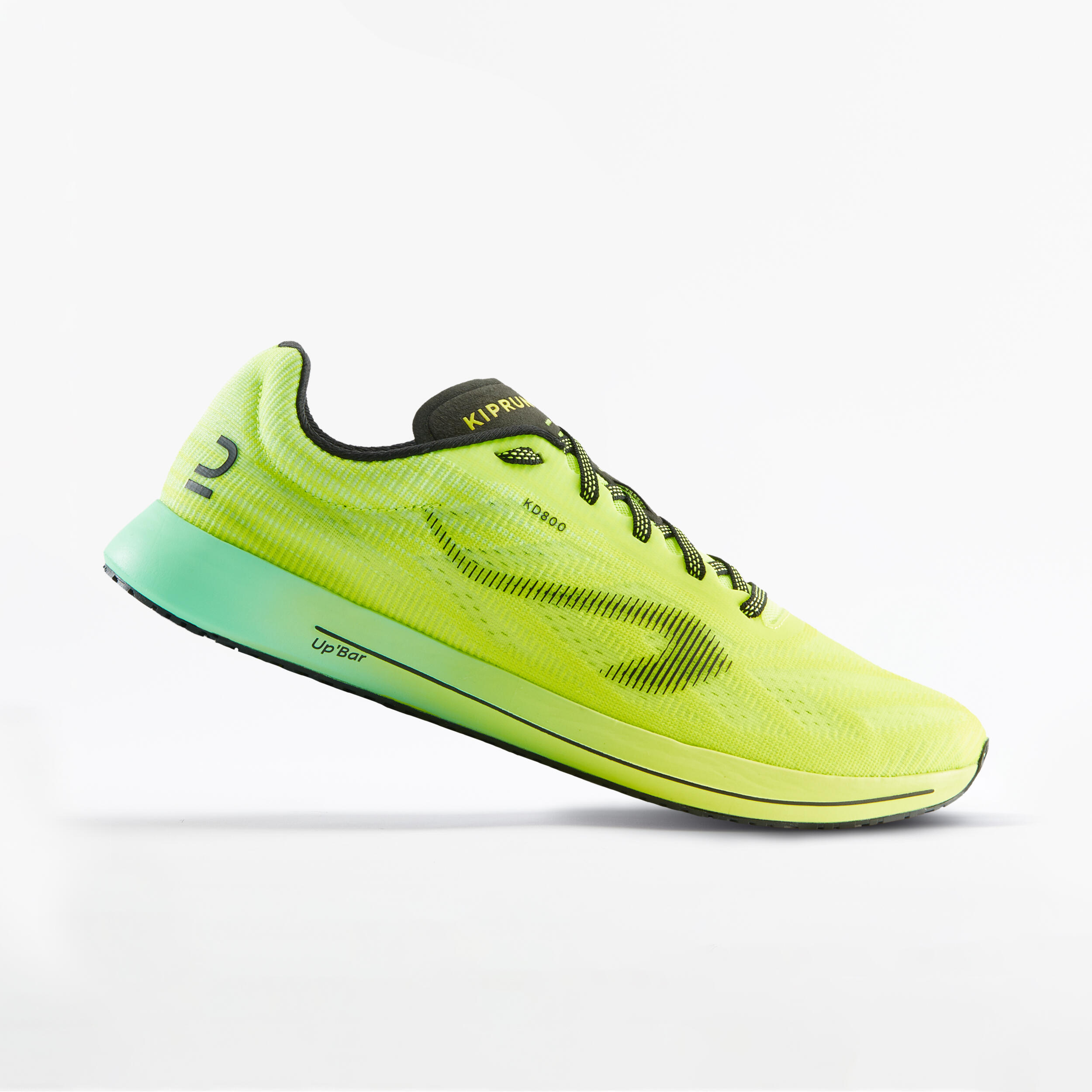 Chaussures running Homme KIPRUN KD800 vert jaune DECATHLON El