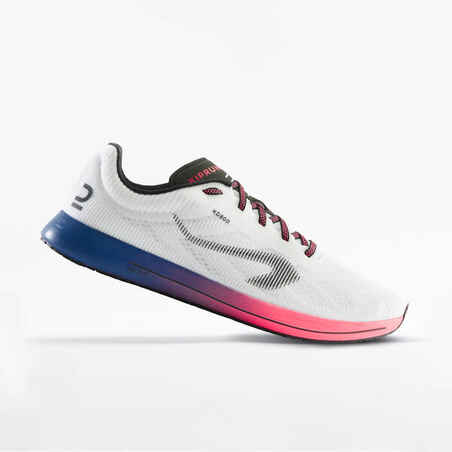 CHAUSSURES DE RUNNING HOMME KIPRUN KD 800 BLANC ROUGE BLEU