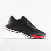 Men's Marathon Running Shoes- Black/Red