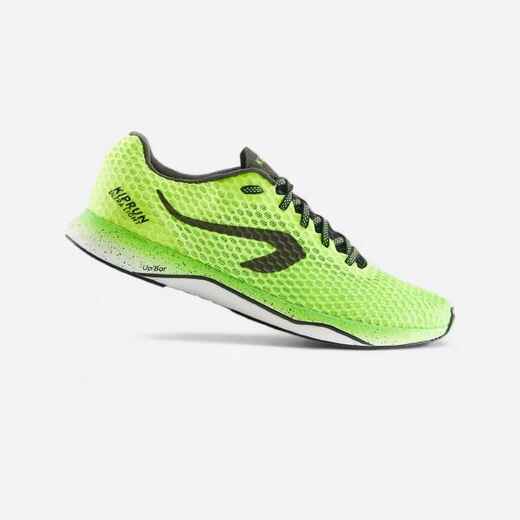 
      KIPRUN ULTRALIGHT MEN'S RUNNING SHOES - GREEN/YELLOW
  