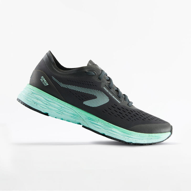 Women's Running Shoe Kiprun KS Light black green Decathlon