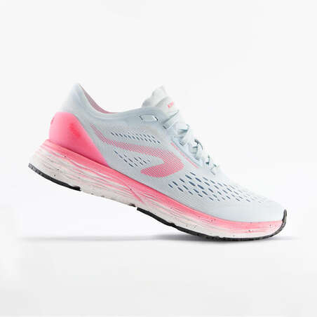 CHAUSSURE DE RUNNING FEMME KIPRUN KS LIGHT GRIS CLAIR ROSE