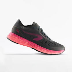 Calzado Running Kiprun Long2 Mujer Negro Rosa - Decathlon