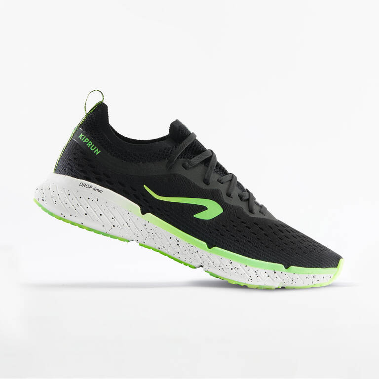 KN500 MEN'S RUNNING SHOES - BLACK GREEN