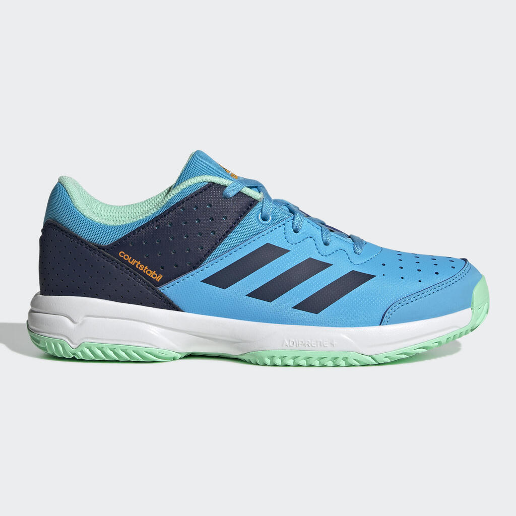 Kids' Badminton Shoes Court Stabil Jr - Light Blue