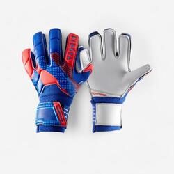 Keeperhandschoenen voor voetbal kinderen F500 blauw/rood