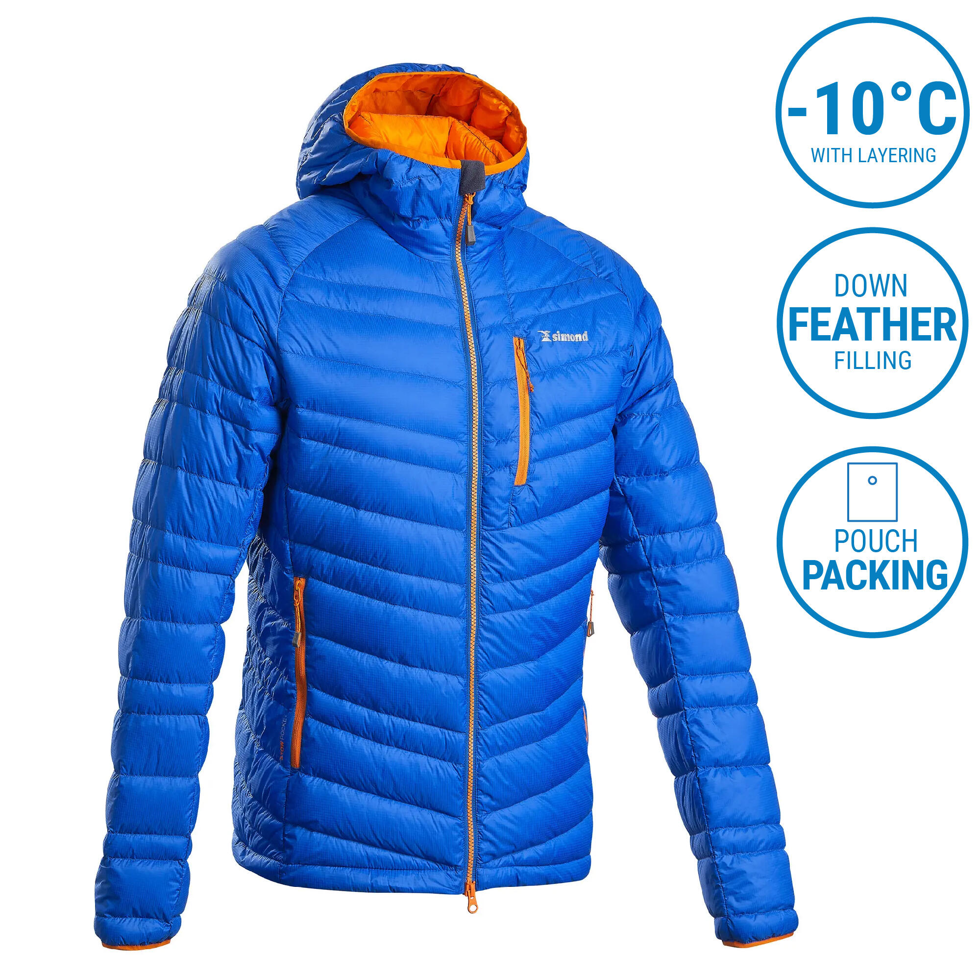 simond Men Mountaineering Down Jacket - Alpinism Light Blue-picture-20