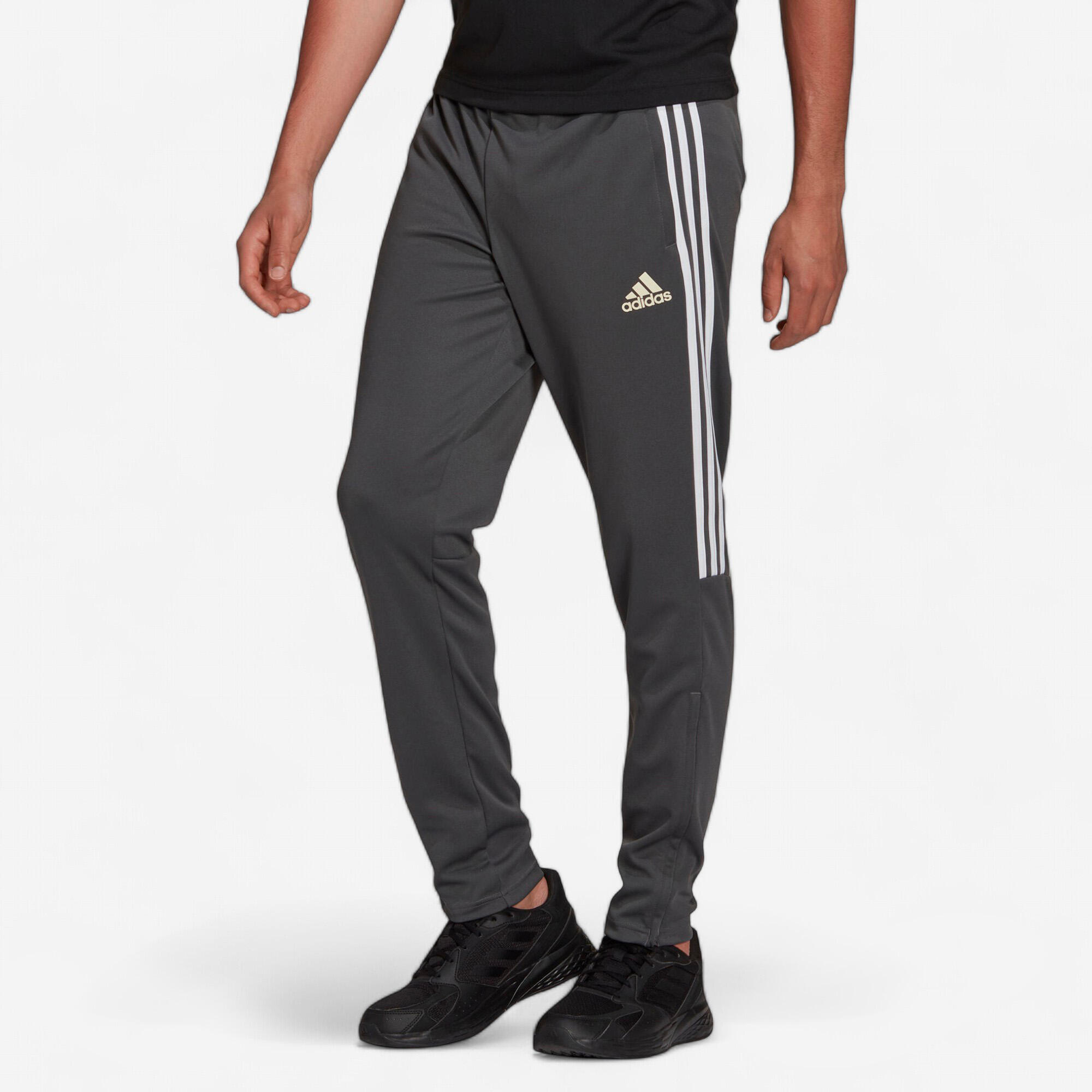Pantaloni uomo fitness Adidas SERENO grigi ADIDAS | DECATHLON