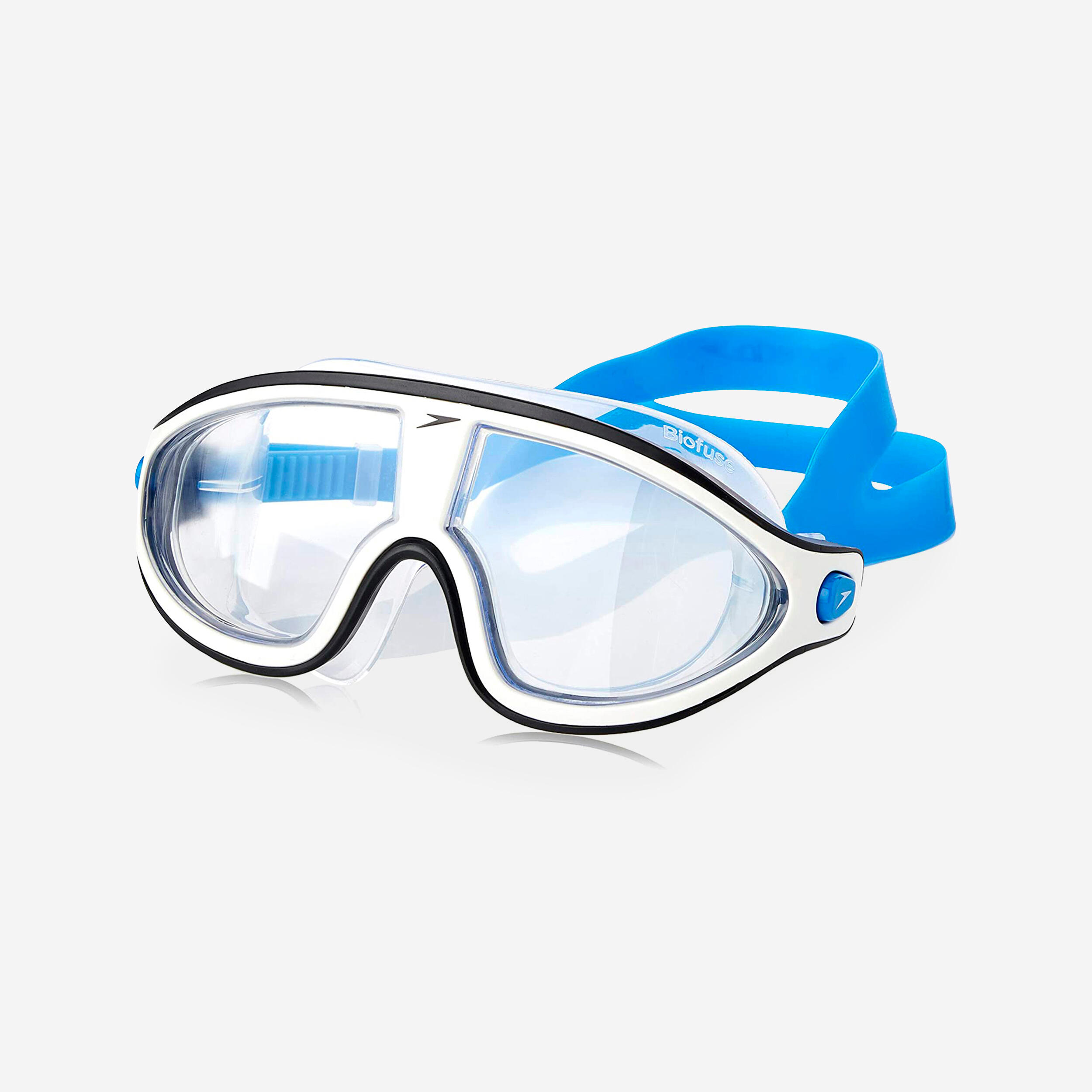 Speedo - Masque De Natation Speedo Masque Rift Bleu Clair - Masque De Piscine - Natation - Blanc-bleu-gris - Taille Unique - Decathlon