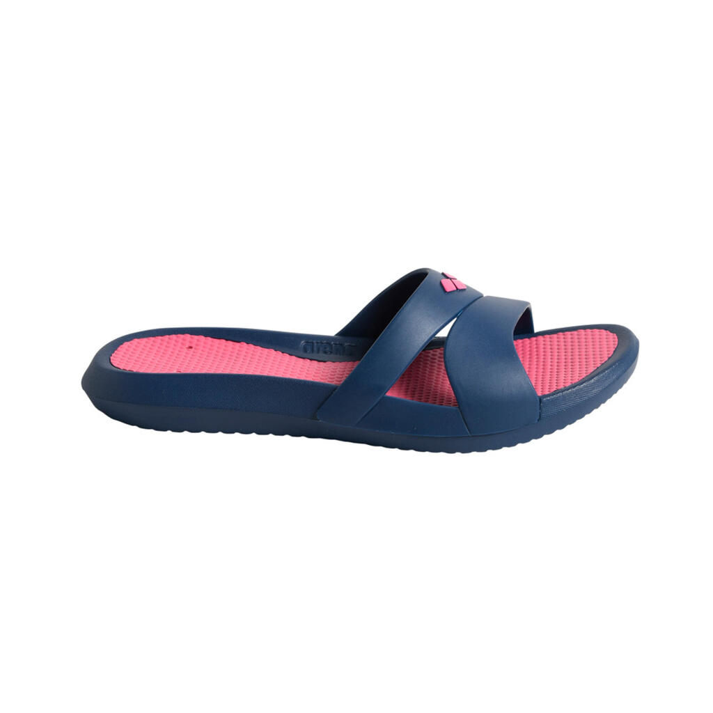 Pool Sandals Nina - Pink/Navy Blue