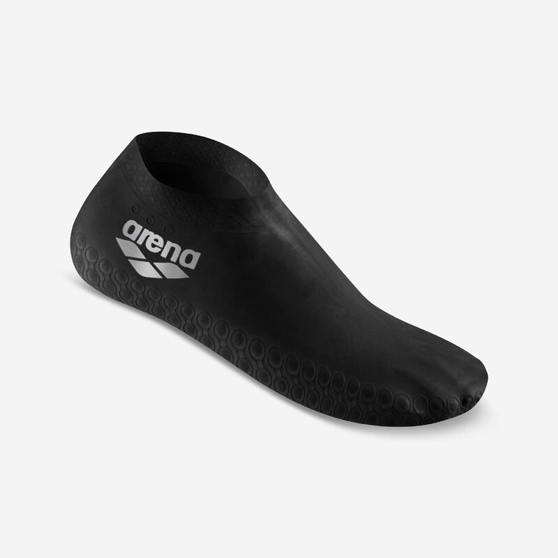 Schwimmsocken Arena Latex - schwarz