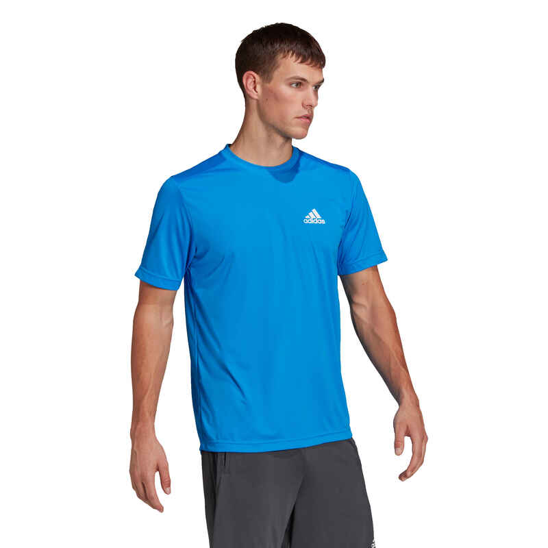 T-Shirt Fitness Cardio Herren blau T-Shirt Fitness Cardio Herren blau