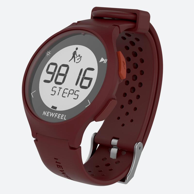 Montre OnWalk Podowatch bordeaux