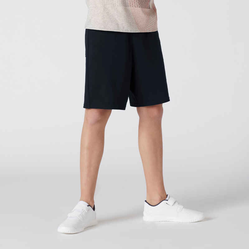 Kids' Basic Cotton Shorts - Black