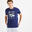 T-Shirt Herren Rundhalsausschnitt - FTS 120 blau mit Print