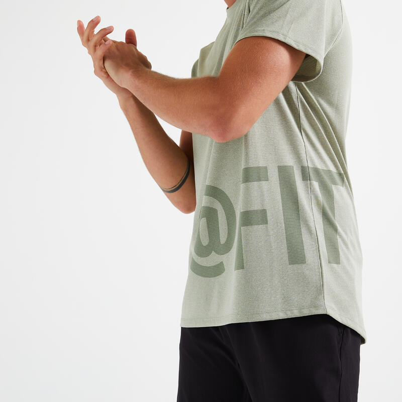 Koszulka fitness męska Domyos krótki rękaw