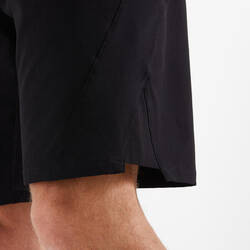 Men's Zip Pocket Breathable Fitness Shorts - Black