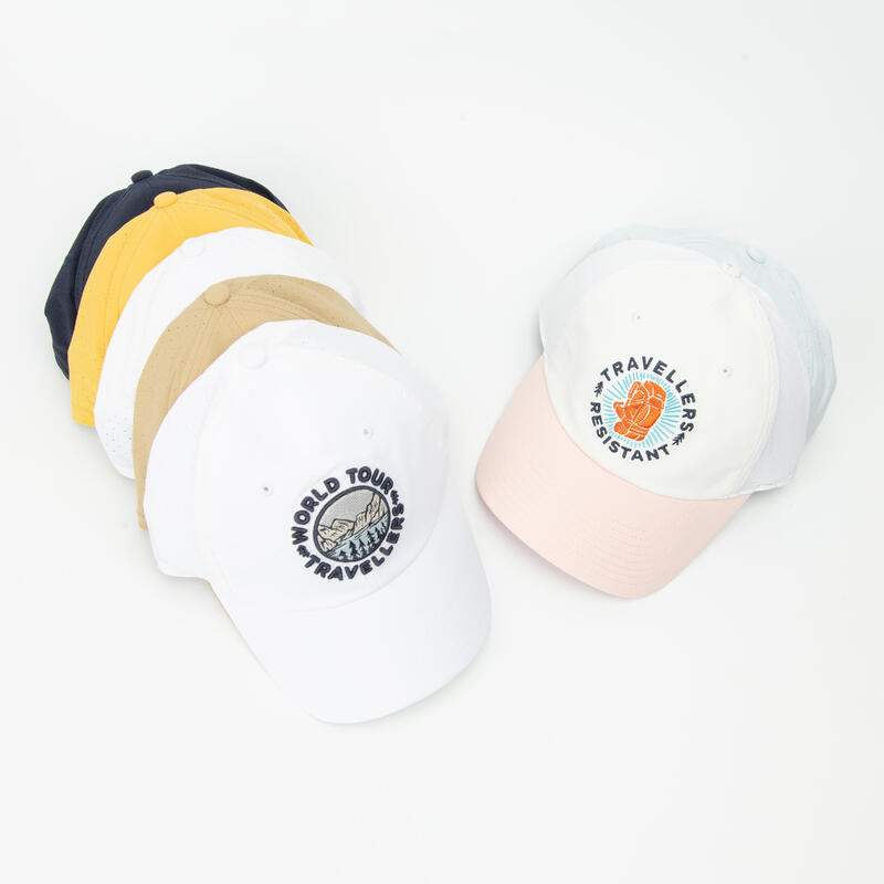 TRAVEL 500 Ventilated Cap- white blue